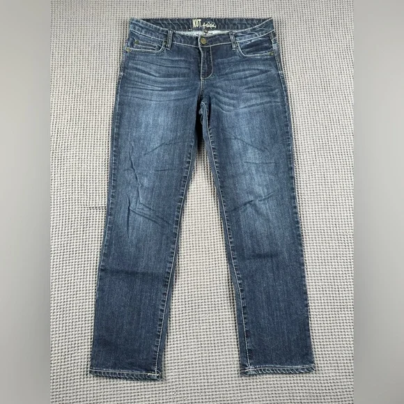 Kut from the Kloth size 10 Catherine boyfriend Dark Wash Jeans - Picture 5 of 10
